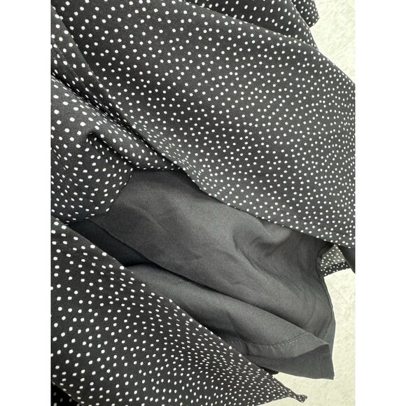 J. Crew Factory Women's Polka-Dot Black Long Sleeve Shirt Dress Size Small NWT - Picture 6 of 11